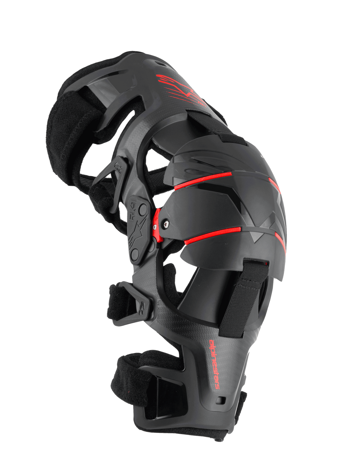 RK-1 PLASMA KNEE BRACE - Black/Red Alpinestars motocross kit