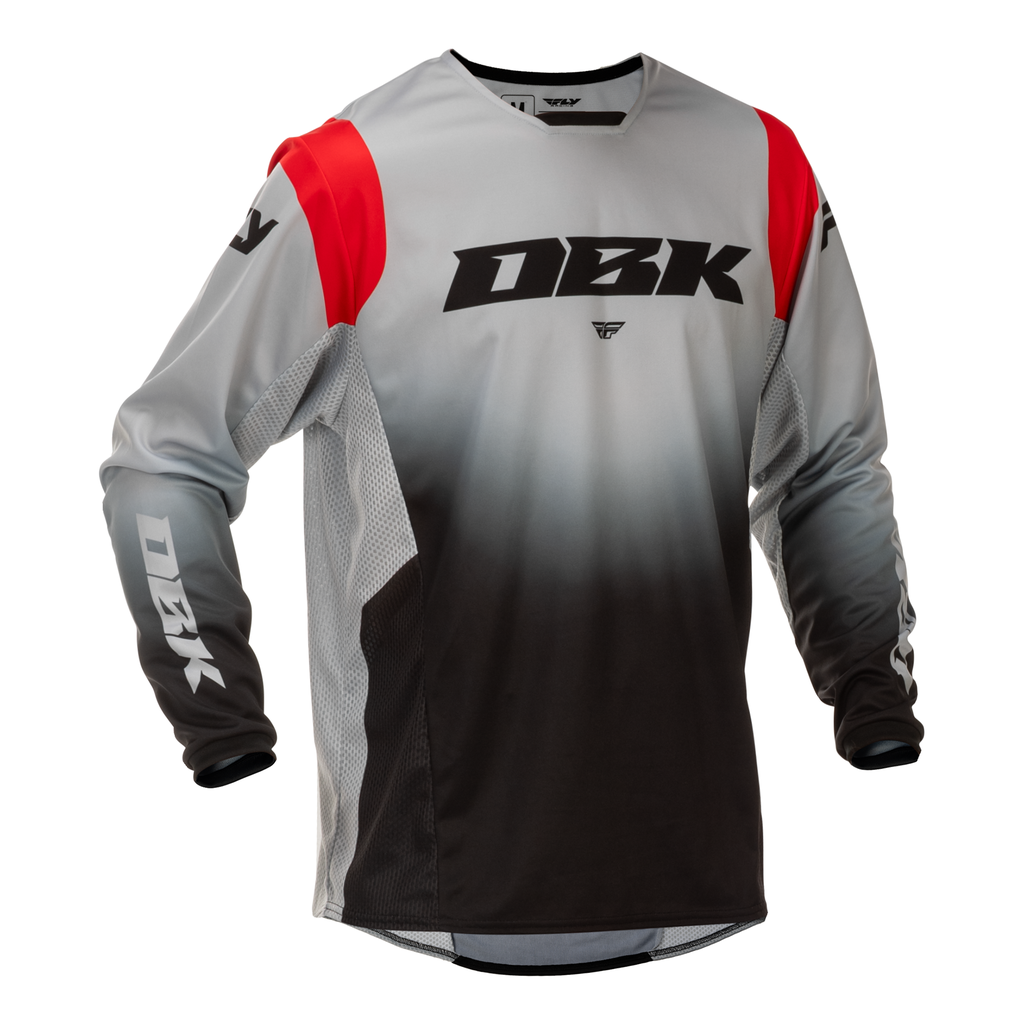 Kinetic 2026 DBK Jersey - Grey/Black/Red
