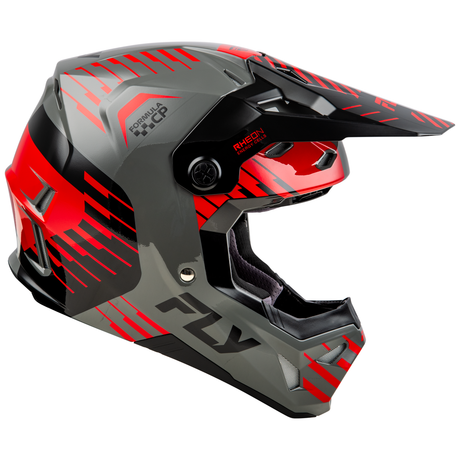 Fly Racing 2025 Formula CP Slice Helmet (Grey/Red/Black)