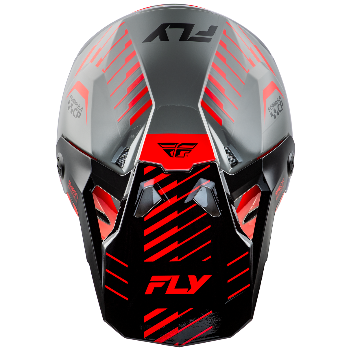 Fly Racing 2025 Formula CP Slice Helmet (Grey/Red/Black)