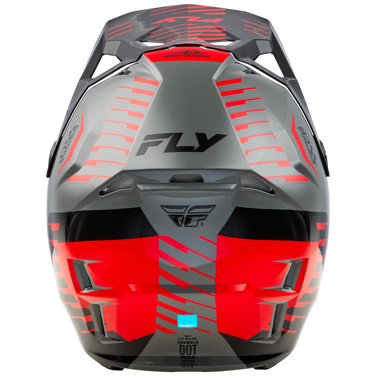 Fly Racing 2025 Formula CP Slice Helmet (Grey/Red/Black)