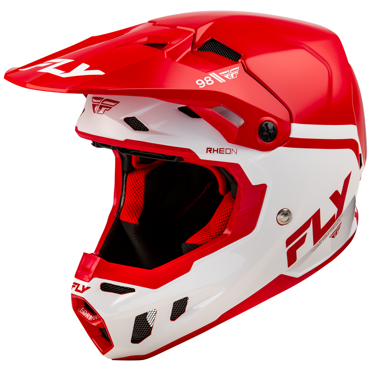 Fly Racing 2025 Formula CC Objective Helmet (Red/White)
