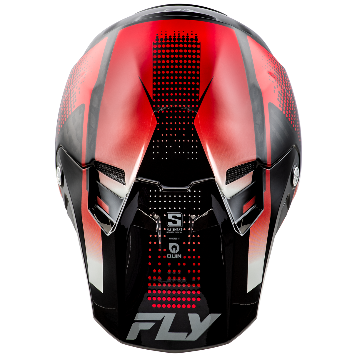 Fly Racing 2025 Formula S Carbon Protocol Helmet (Black Carbon/Red)