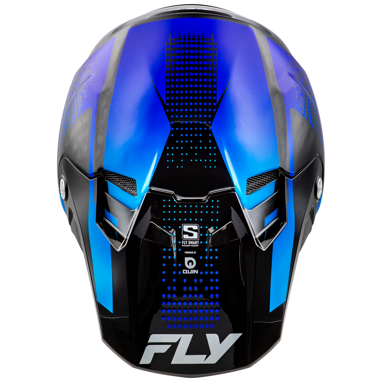 Fly Racing 2025 Formula S Carbon Protocol Helmet (Black Carbon/Blue)
