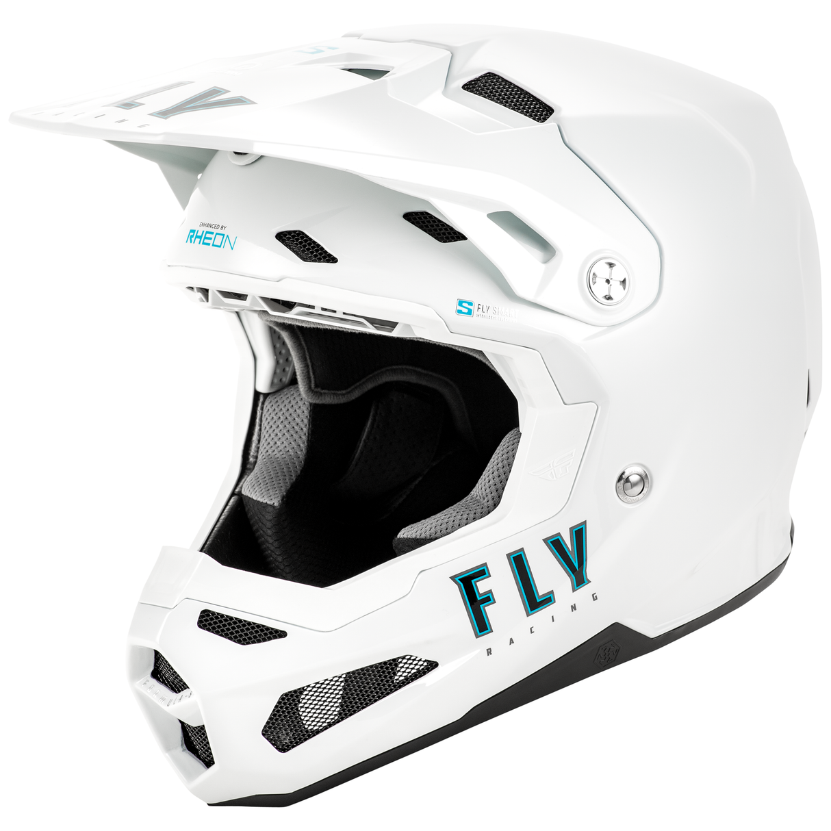 Fly Racing 2025 Formula S Carbon Solid Helmet (White)