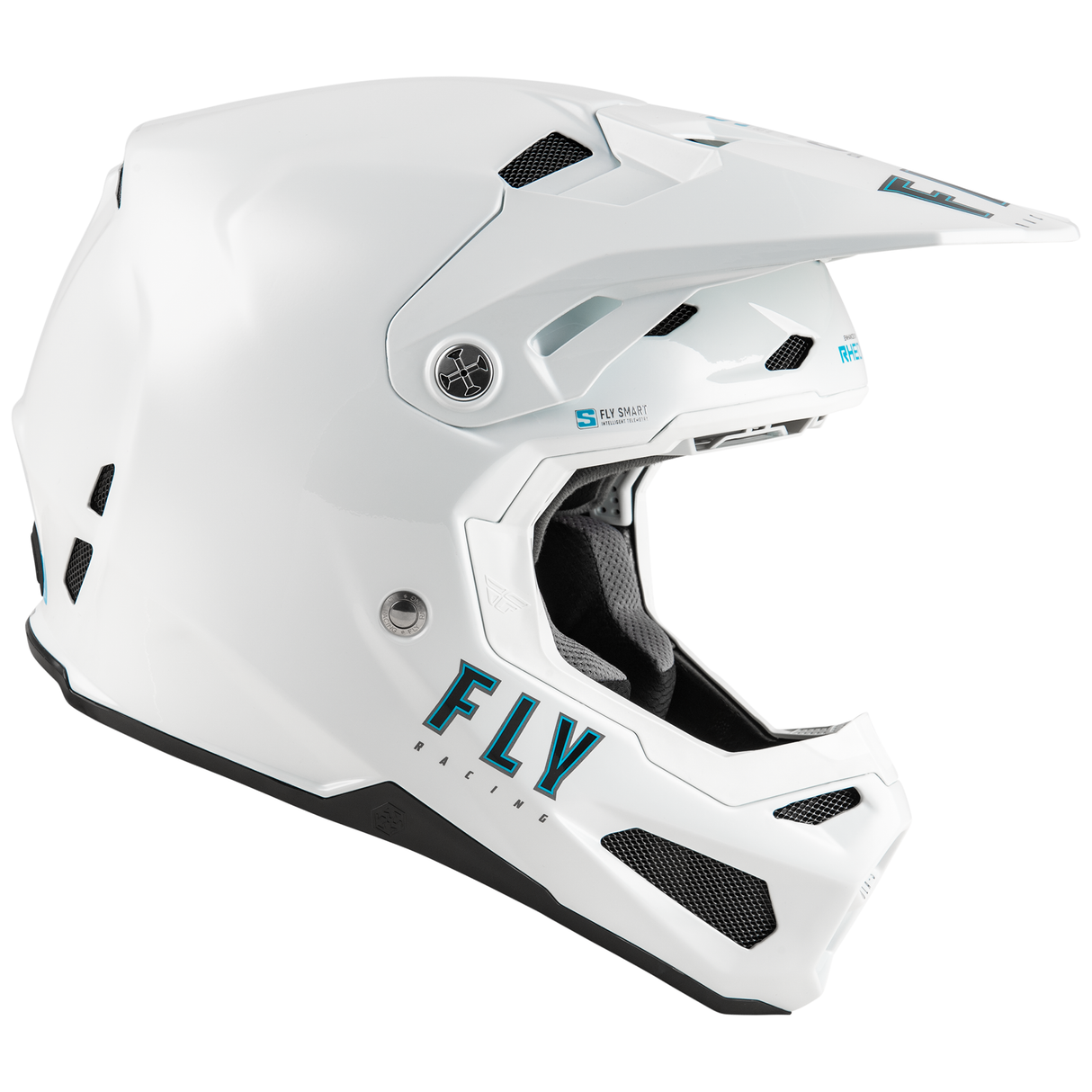 Fly Racing 2025 Formula S Carbon Solid Helmet (White)