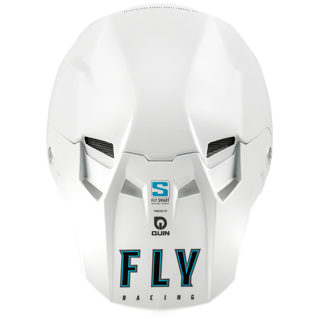 Fly Racing 2025 Formula S Carbon Solid Helmet (White)
