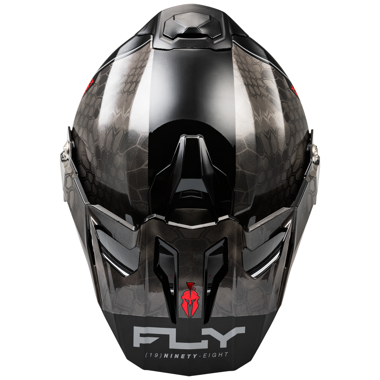 Fly Racing 2025 Trekker Kryptek Conceal Helmet (Black/Grey/White)
