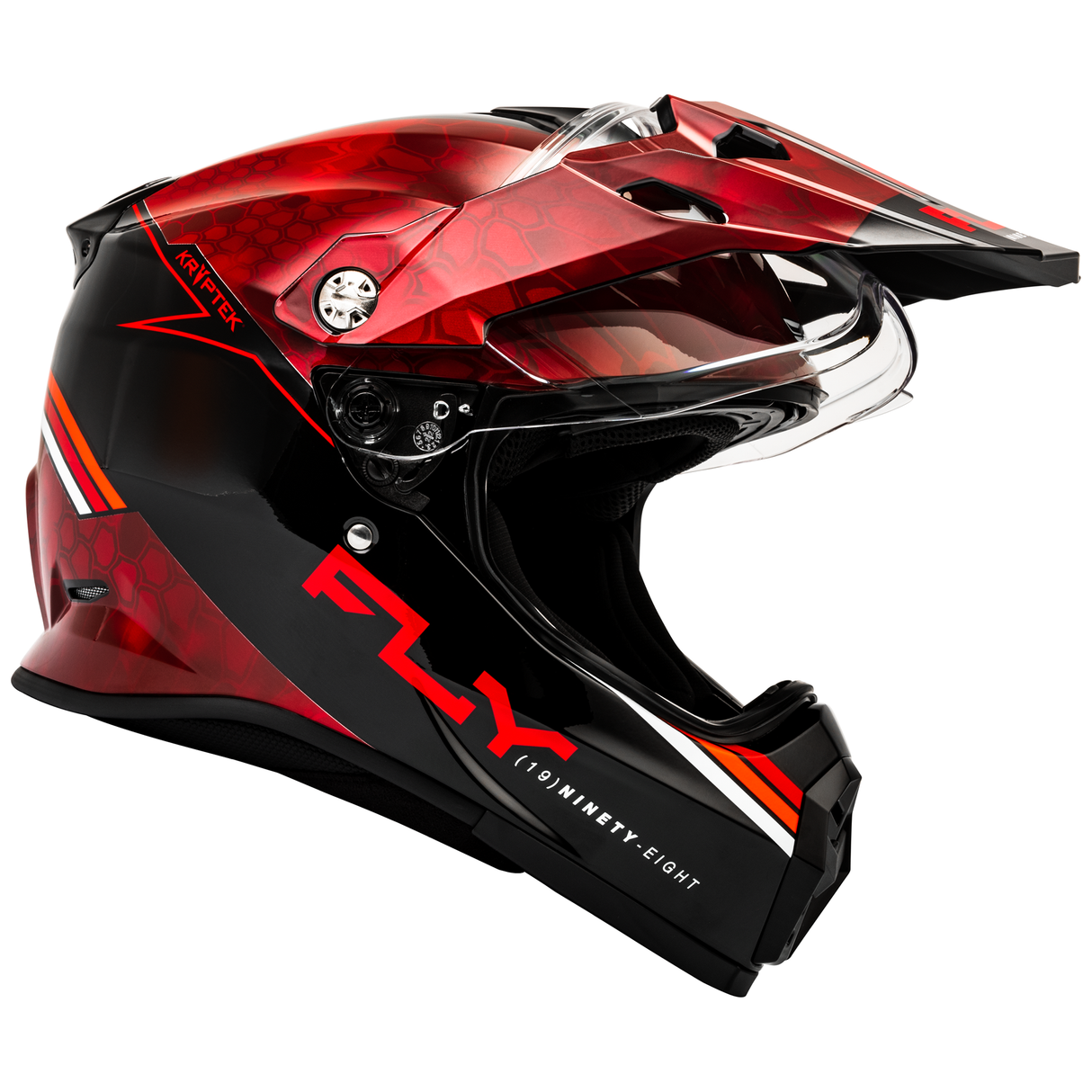 Fly Racing 2025 Trekker Kryptek Conceal Helmet (Red/Black)
