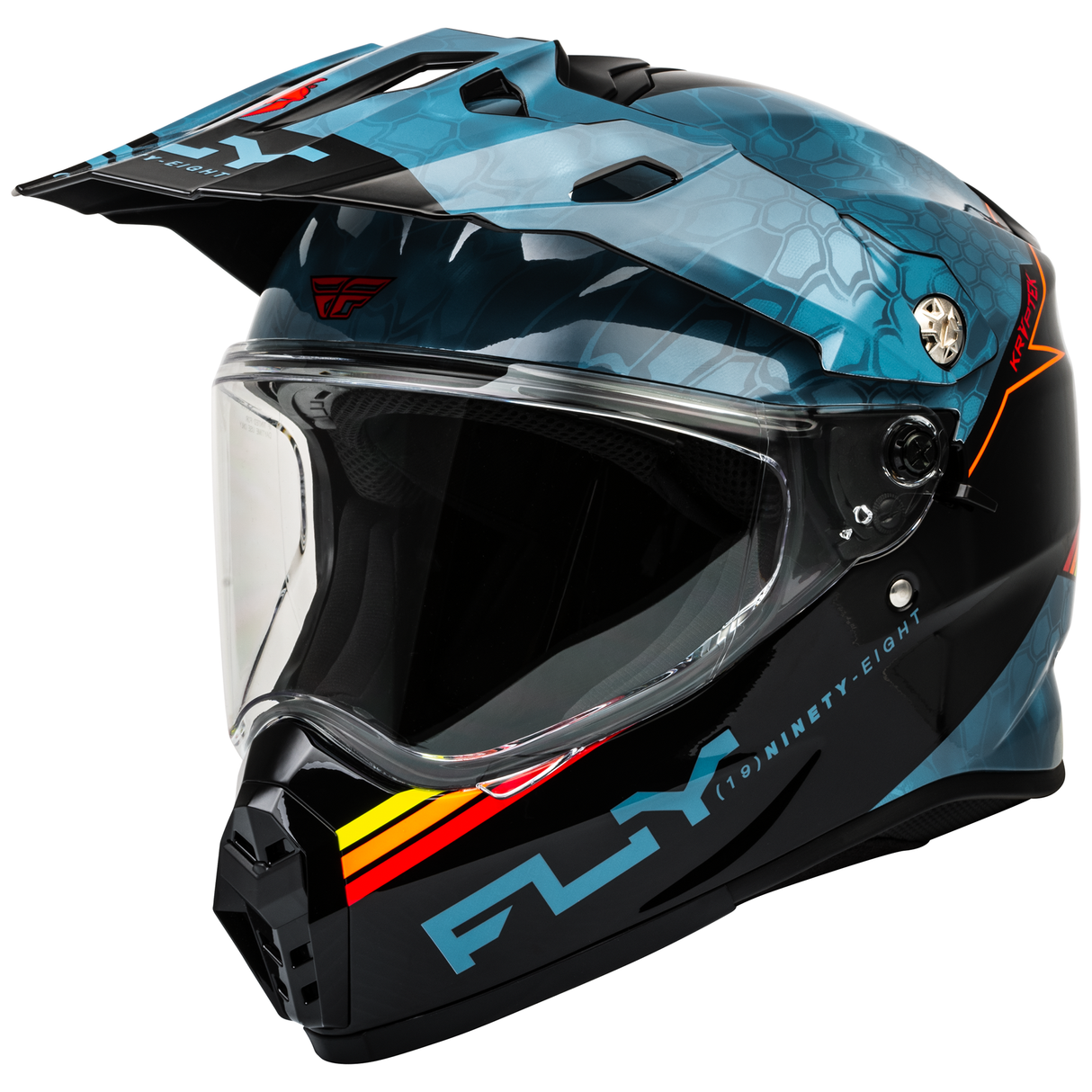 Fly Racing 2025 Trekker Kryptek Conceal Helmet (Slate/Black/Red)