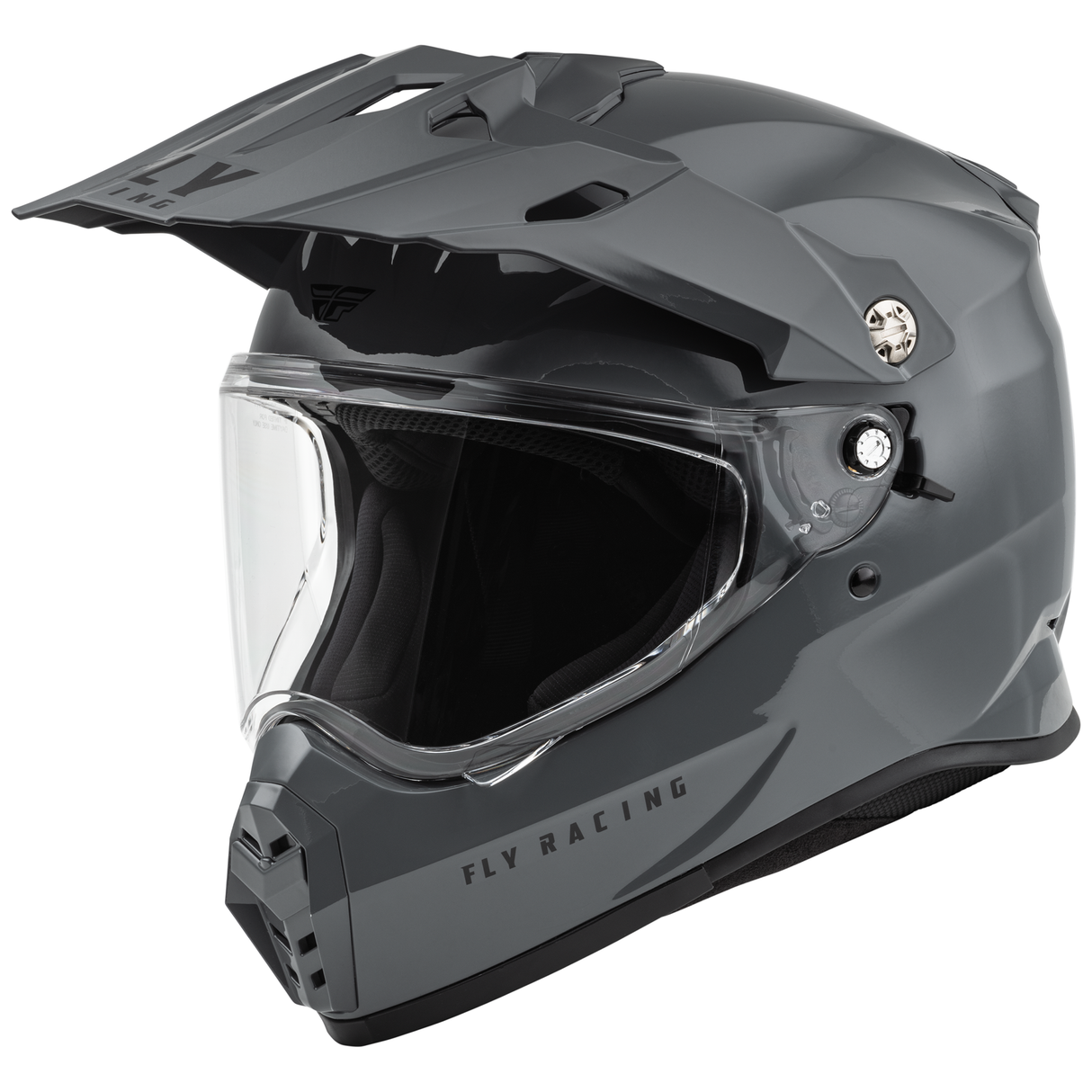 Fly Racing 2025 Trekker Solid Helmet (Grey)