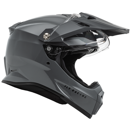 Fly Racing 2025 Trekker Solid Helmet (Grey)