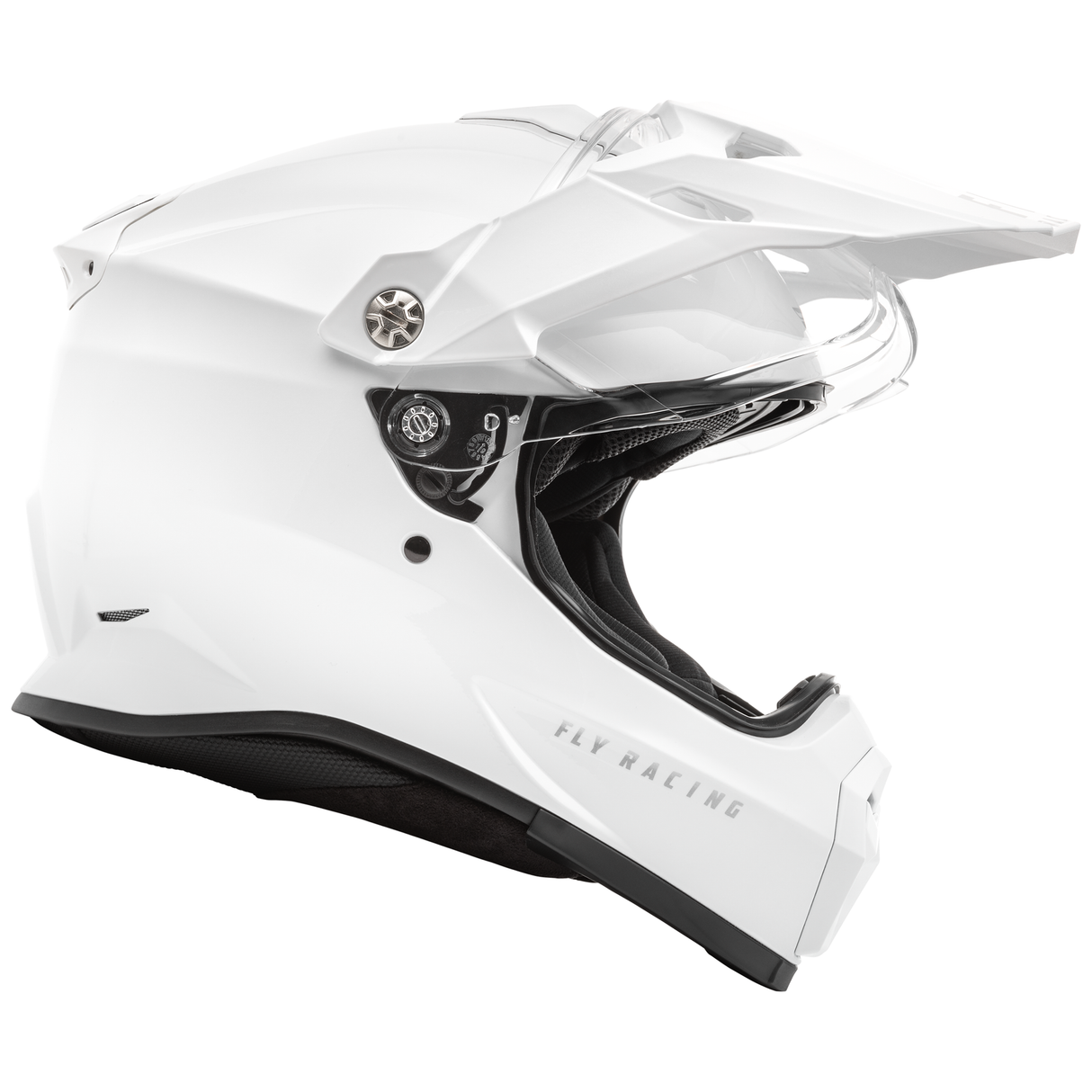 Fly Racing 2025 Trekker Solid Helmet (White)
