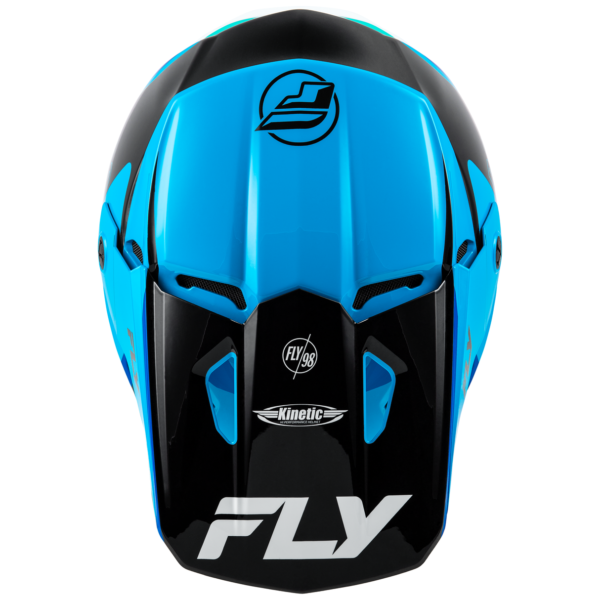 Fly Racing 2025 Kinetic Rally Helmet (Blue/Black/White)