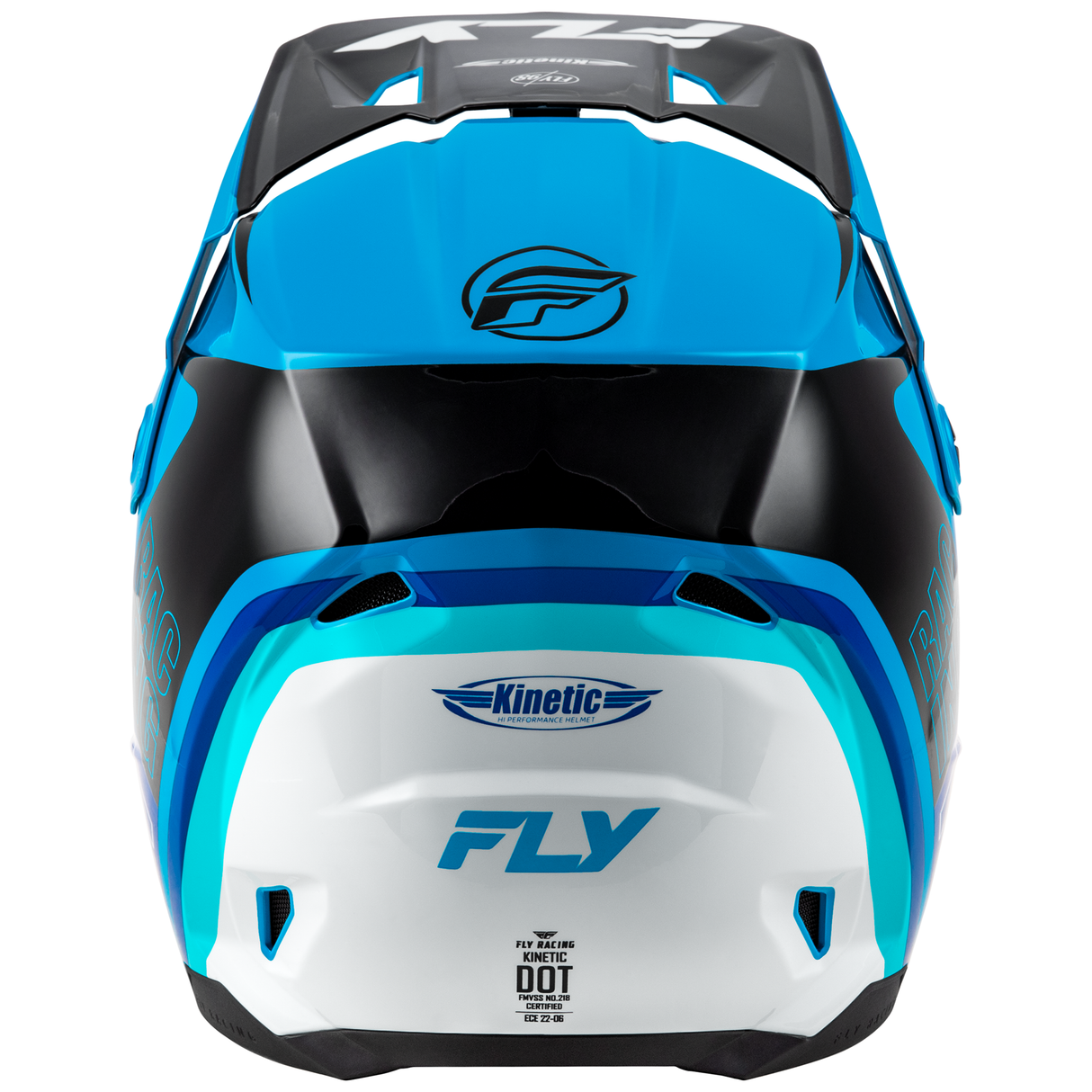 Fly Racing 2025 Kinetic Rally Helmet (Blue/Black/White)