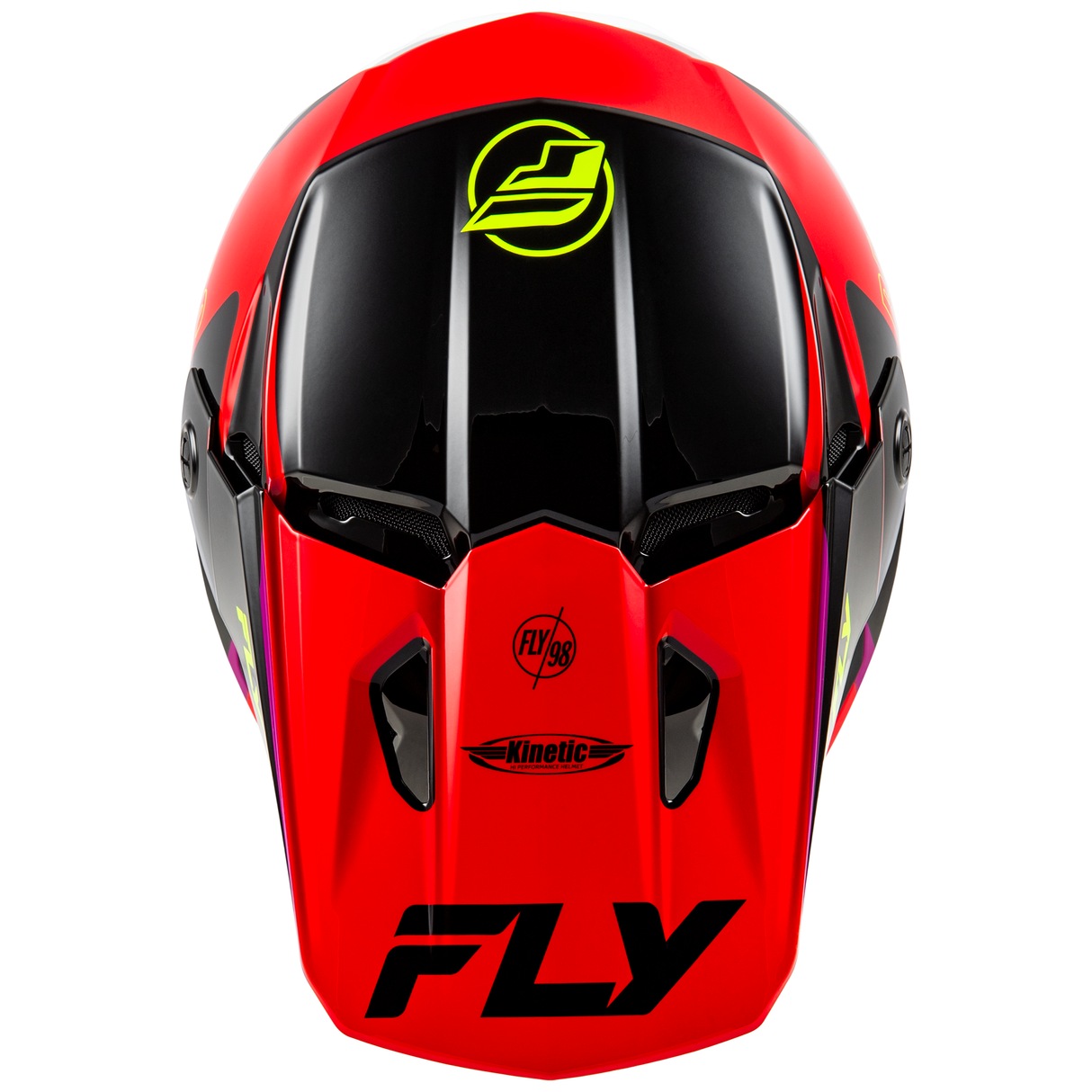Fly Racing 2025 Kinetic Rally Helmet (Red/Black/White)