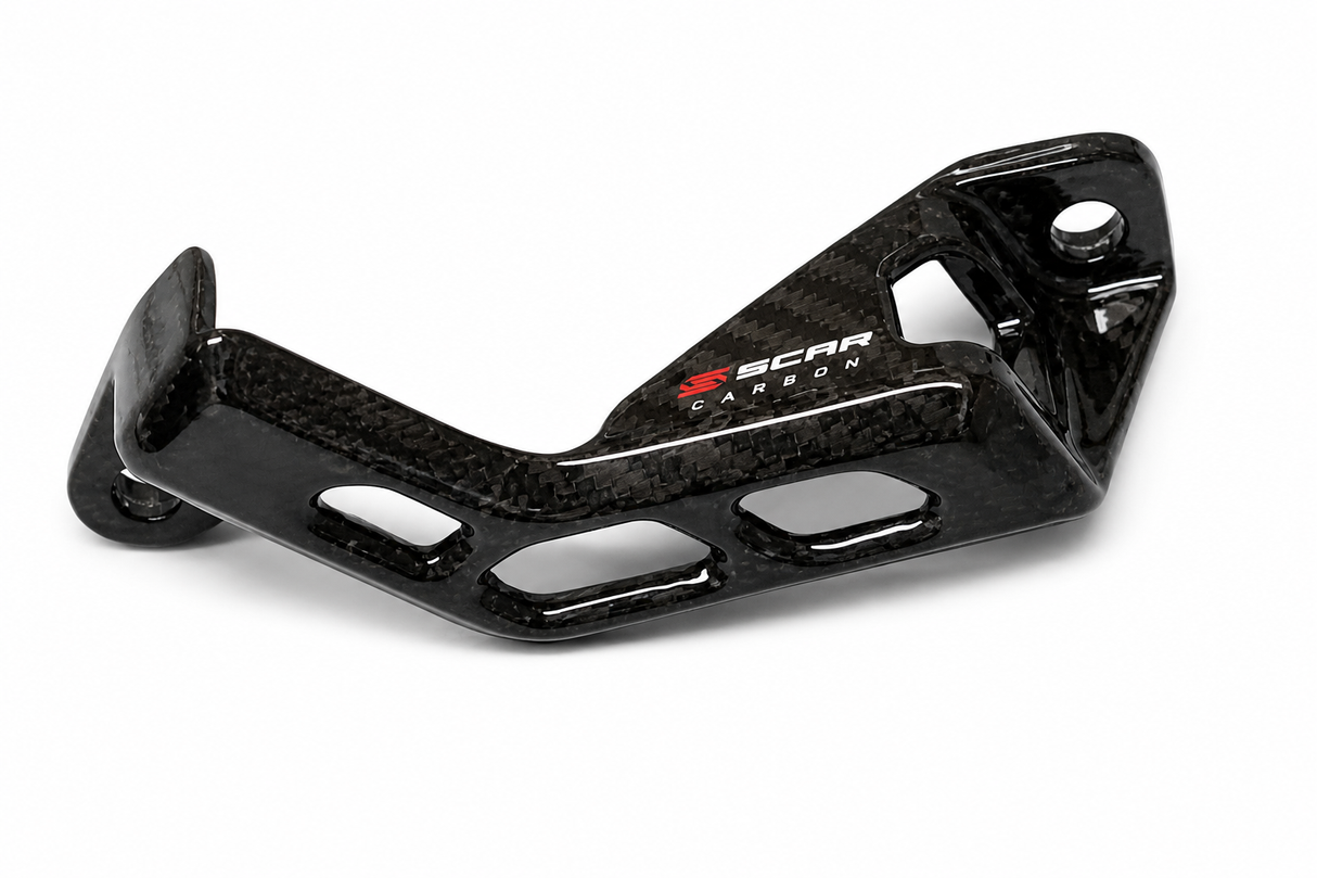 SCAR Racing Rear Caliper Guard Carbon 2006-2024 Fantic Yamaha XE XEF XX WR YZ 125 250 450 F FX R X