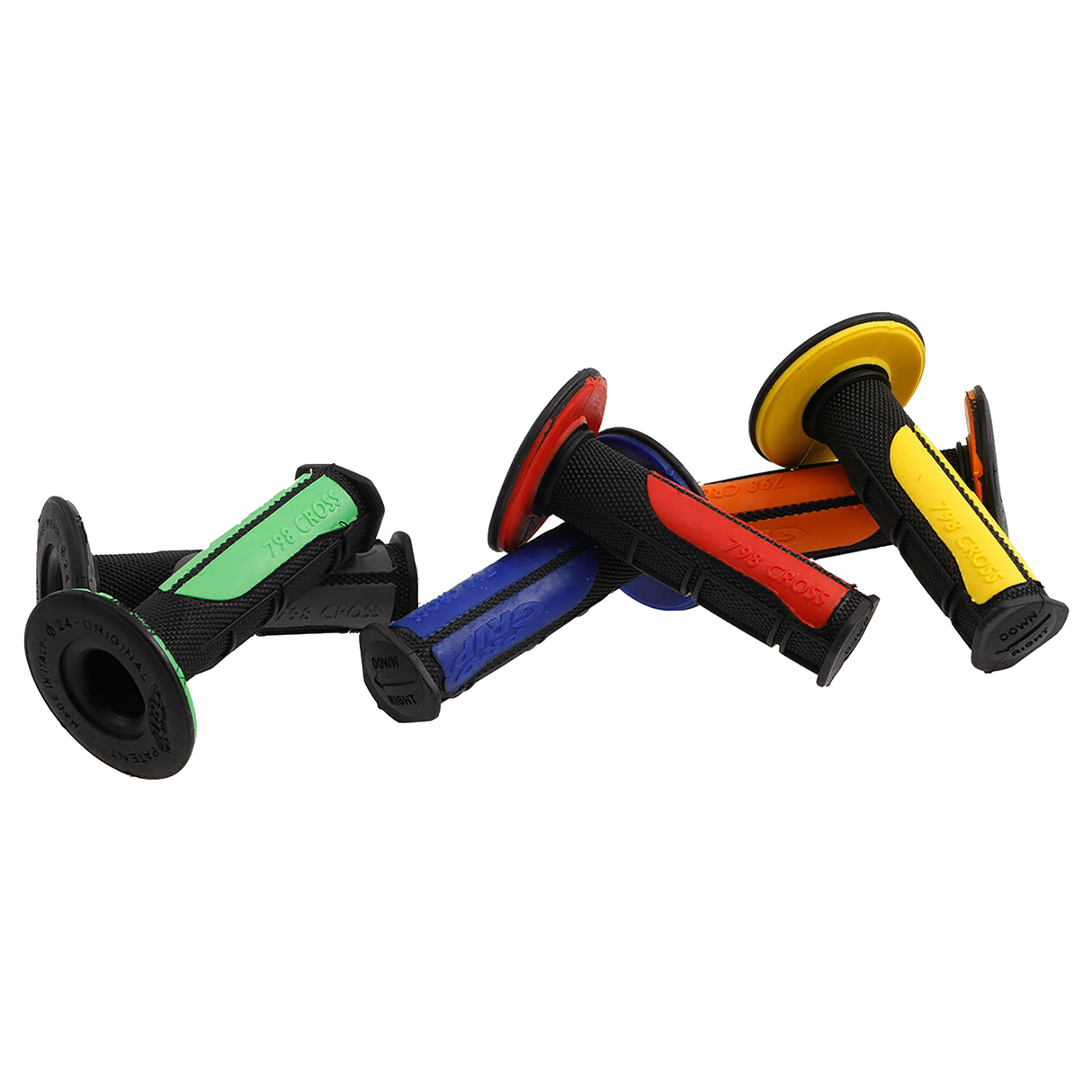 Pro Grip 798 Dual Density Half Waffle Grips Black/Red