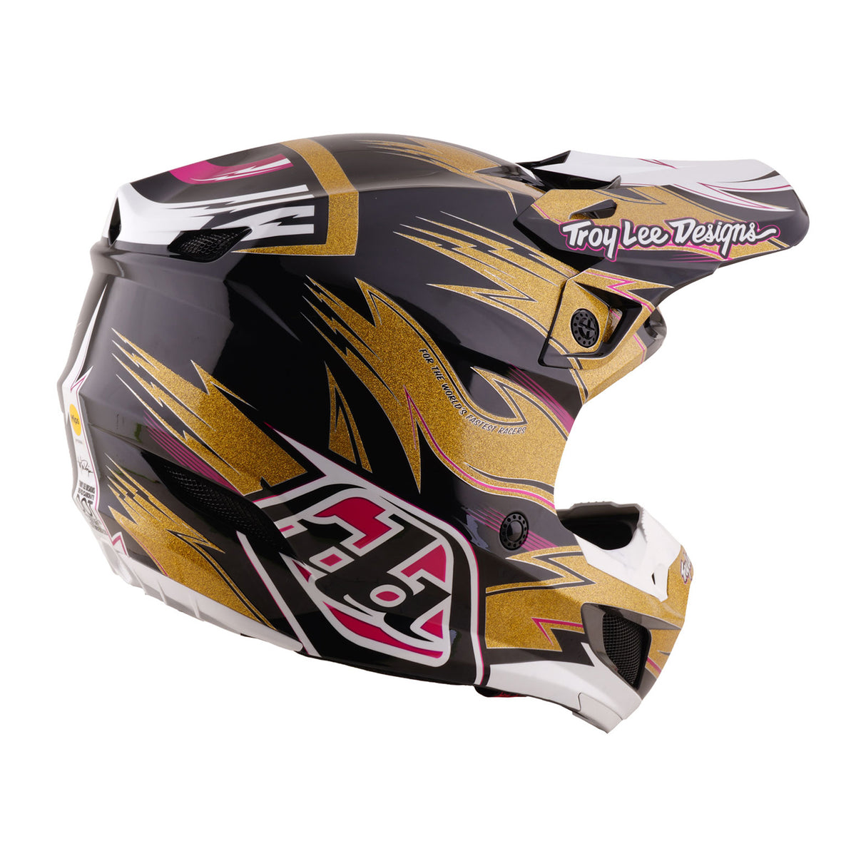 Troy Lee Designs SE5 POLYCARBONATE Helmet w/Mips Limited Edition Cyclops (Gold / Black)