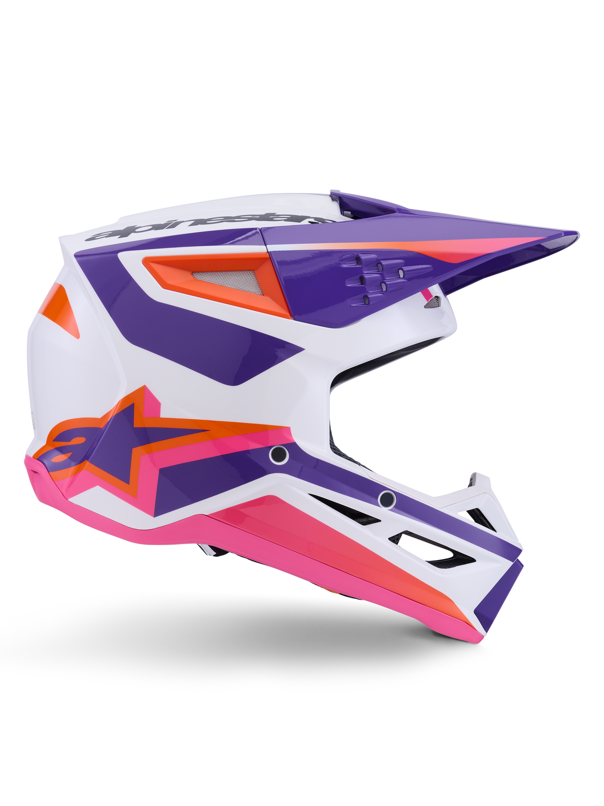 SM3 HEAT HELMET ECE06 - WHITE/PURPLE/PINK