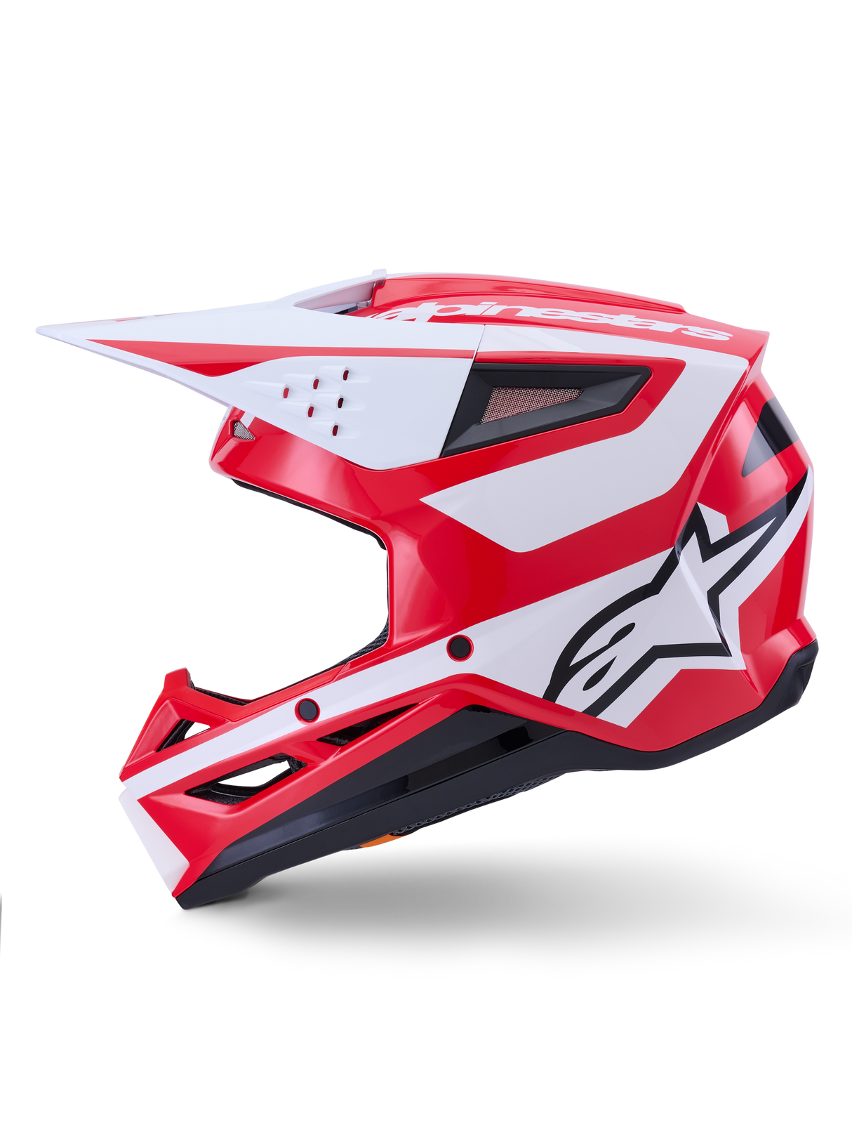 SM3 HEAT HELMET ECE06 - RED/WHITE/BLACK