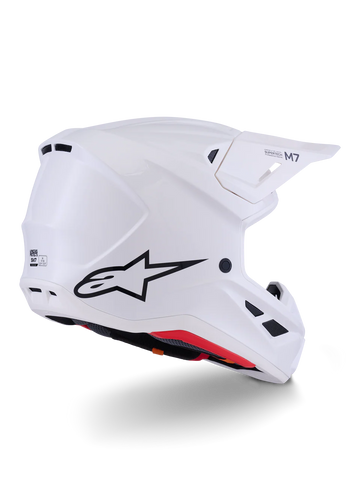 SM7 SOLID HELMET ECE06 - WHITE