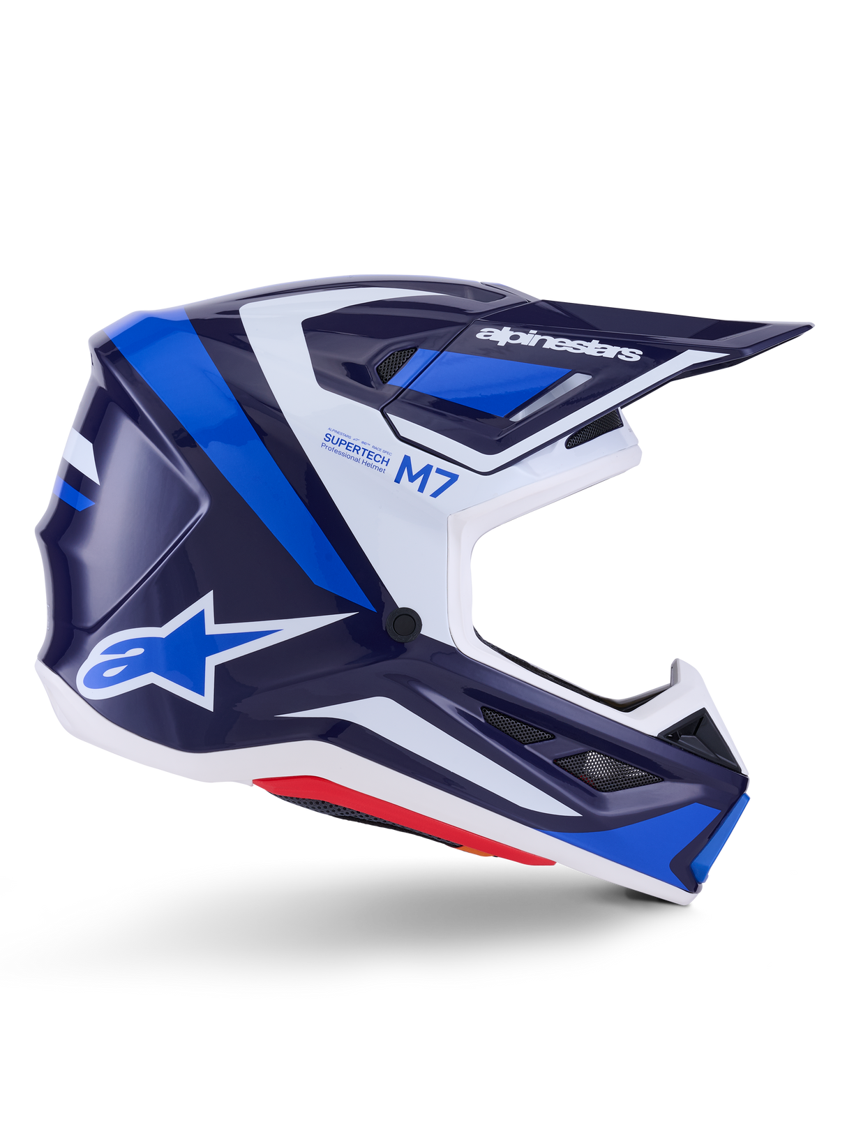SM7 RISE HELMET ECE06 - BLUE/WHITE