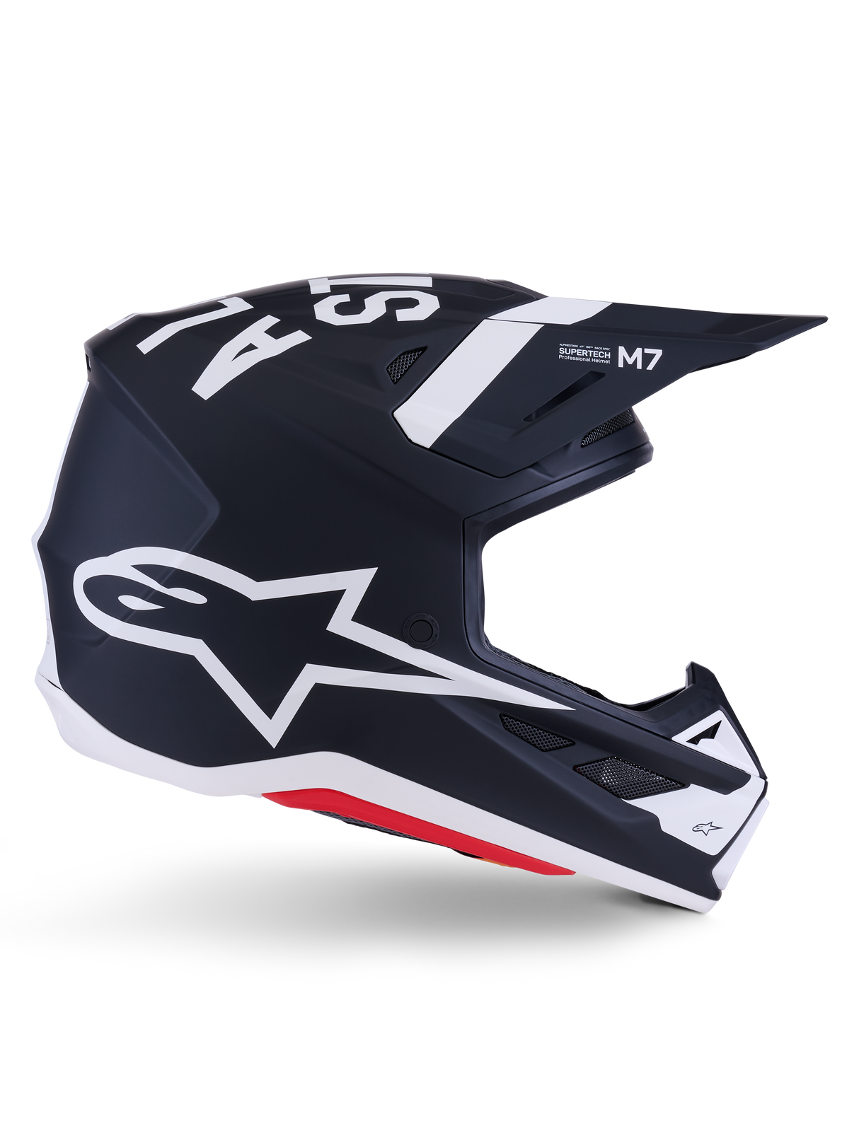 SM7 DASHER HELMET ECE06 - BLACK/WHITE/