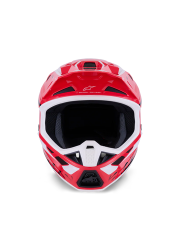 SM7 DEED HELMET ECE06 - RED BLACK/WHITE