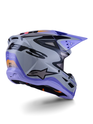 JETTSON SM3 HELMET ECE06 - GRAY PURPLE/BLACK