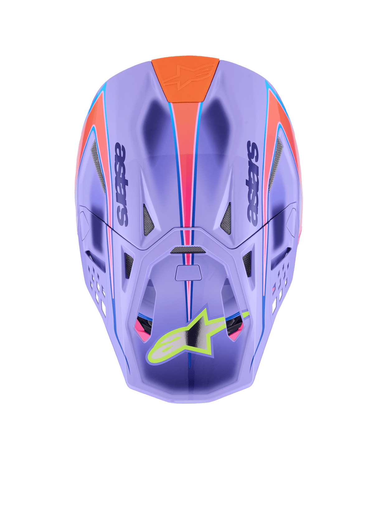 S-M10 JETT LAWRENCE R01 HELMET ECE06 - PURPLE/PINK FL/YELLOW FLUO GLS