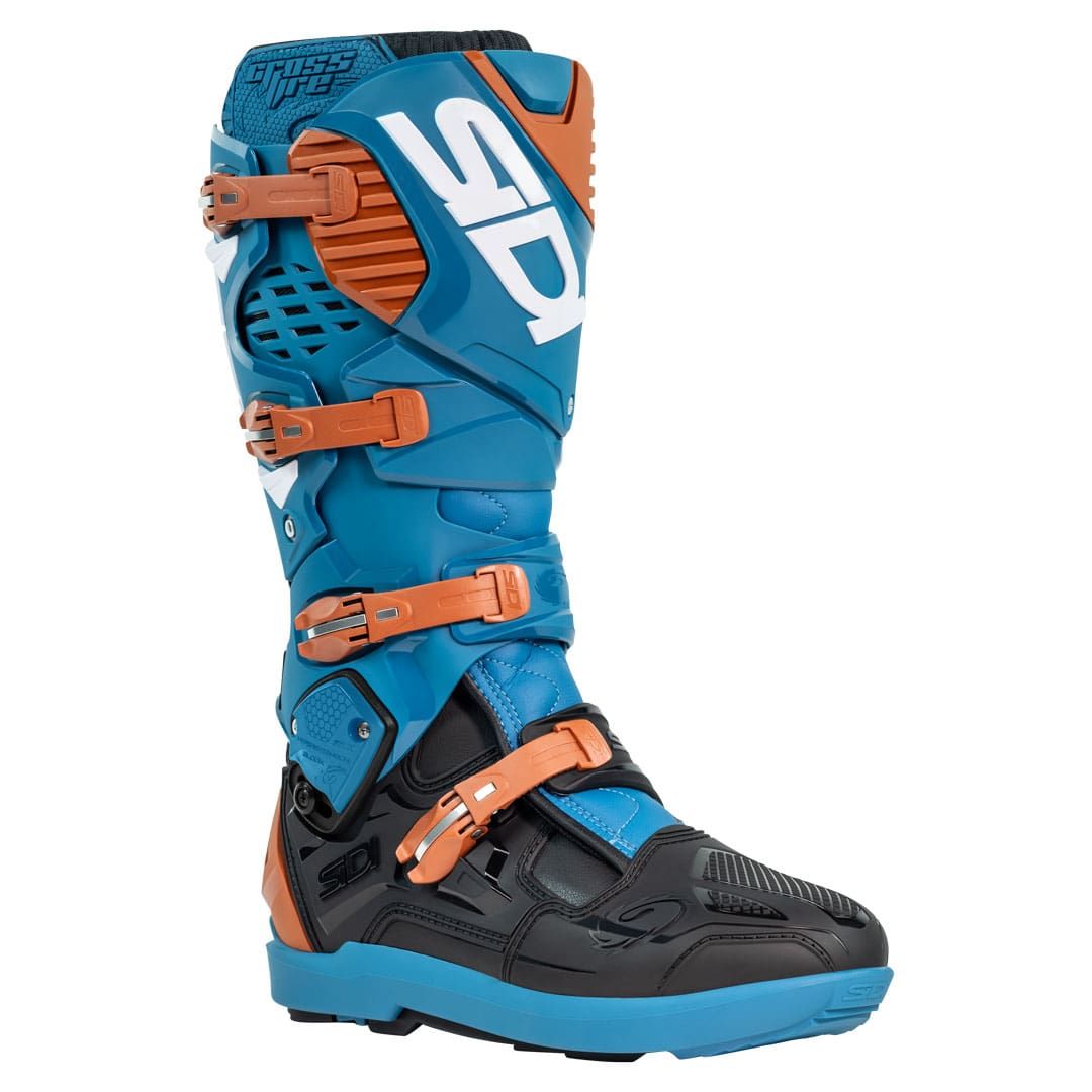 SIDI CROSSFIRE 3 SRS CE BOOTS PETROL/BRONZE
