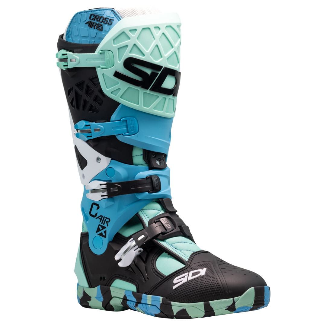 SIDI CROSSAIR X CE BOOTS MESSY CYAN