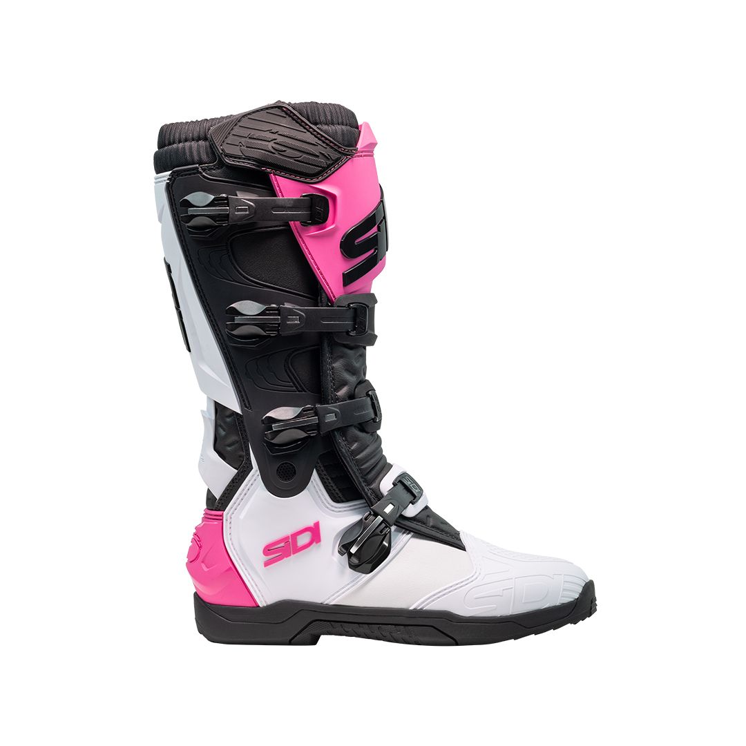 SIDI X-POWER SC CE BOOTS WHITE/BLACK/PINK