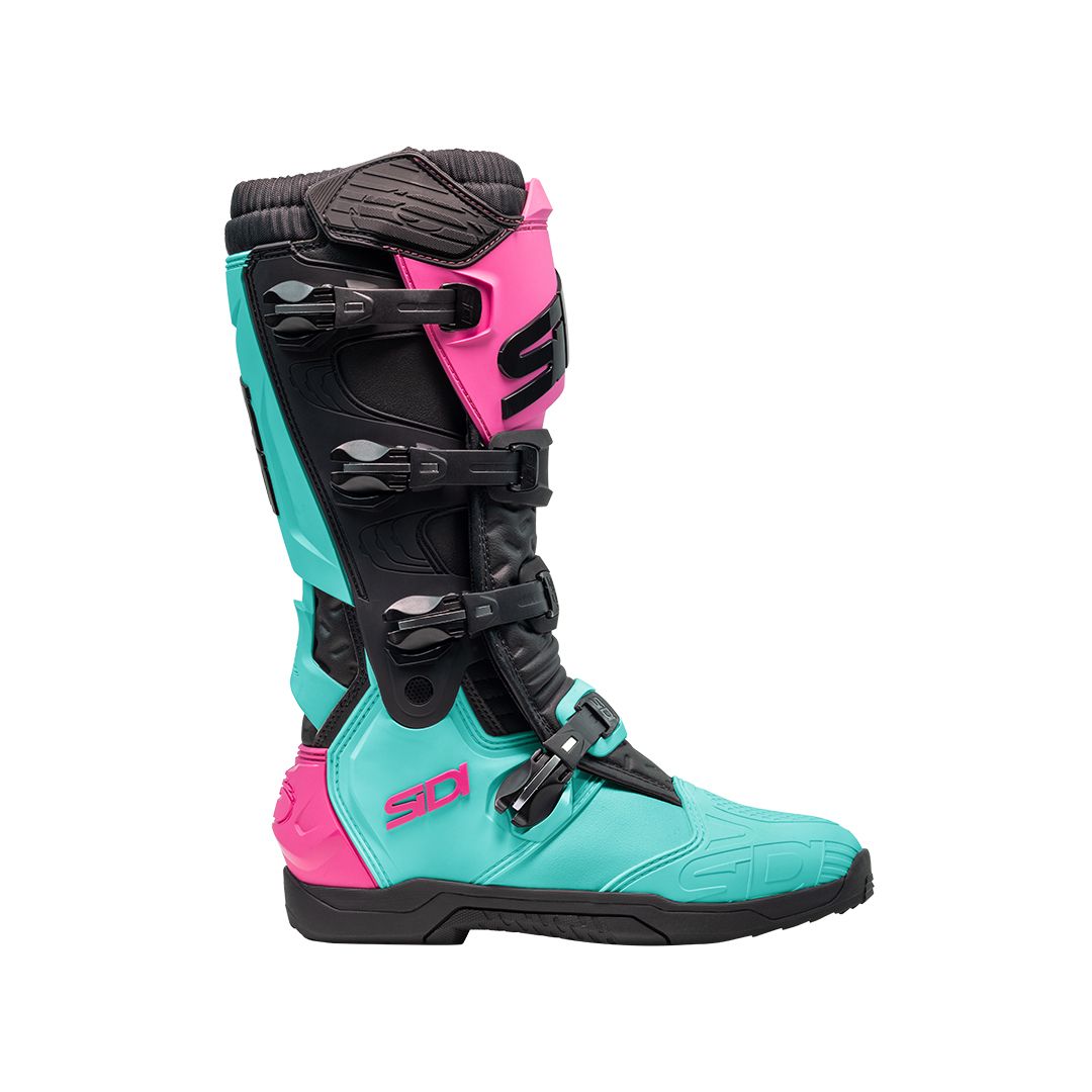 SIDI X-POWER SC CE BOOTS MINT/BLACK/PINK