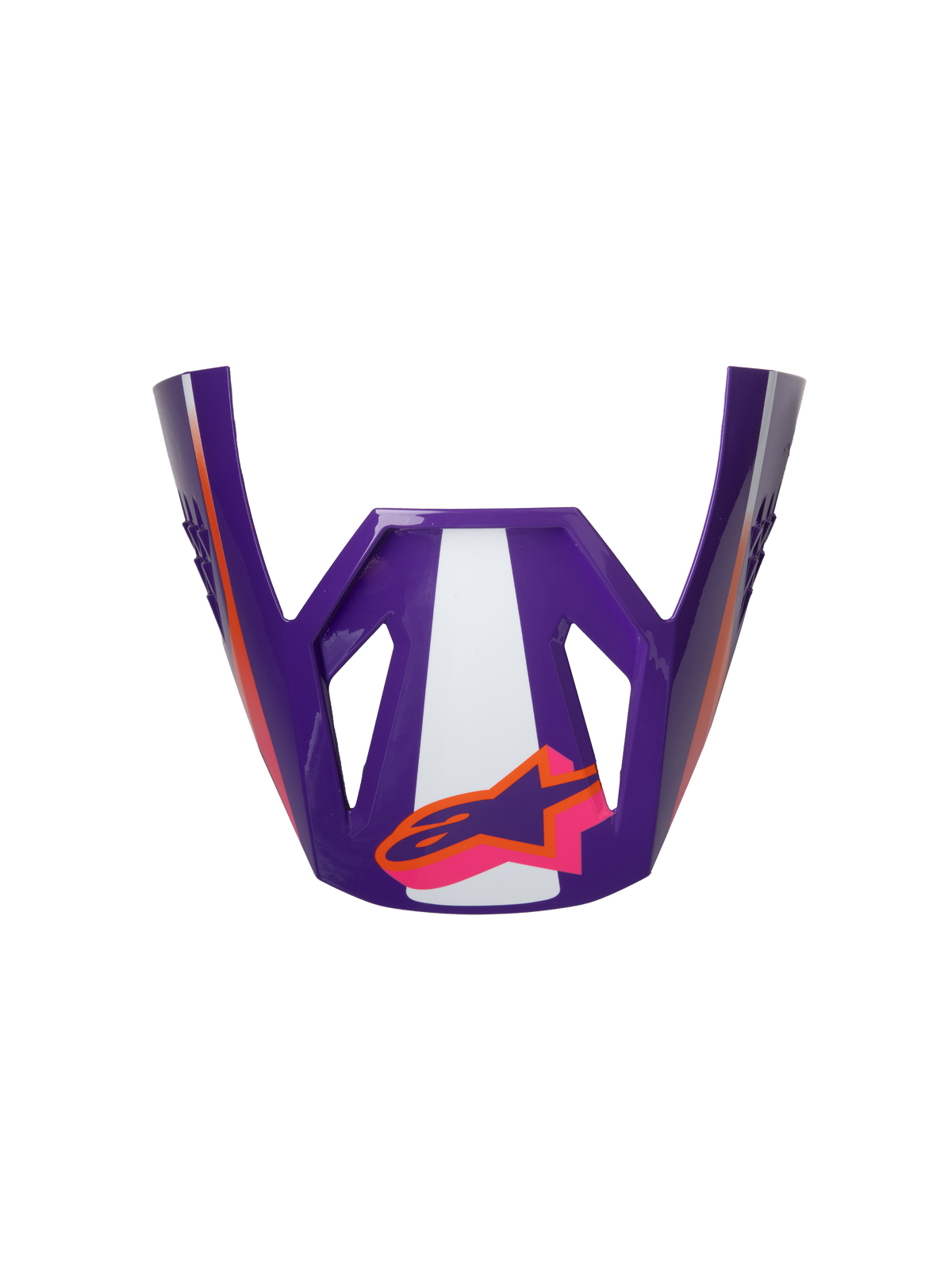 SM3 HEAT VISOR ECE06 - WHITE/PURPLE/PINK Alpinestars motocross kit