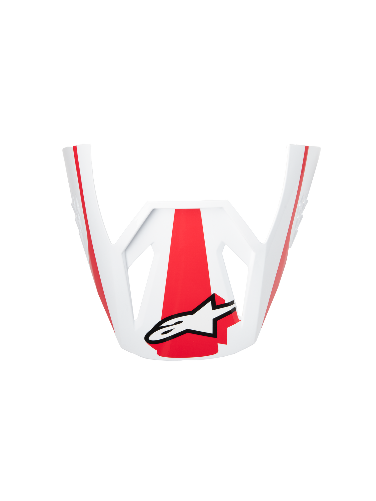 SM3 HEAT VISOR ECE06 - RED/WHITE/BLACK Alpinestars motocross kit
