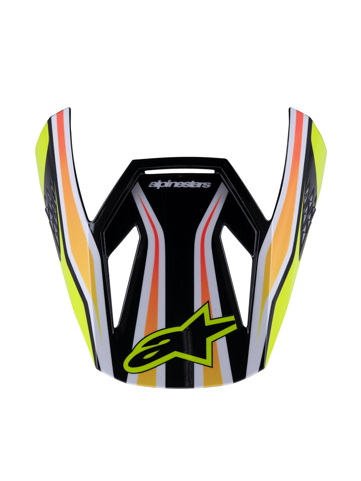 SM3 YOUTH WURX VISOR ECE06 - BLACK/YELLOW FL/BLUE/RED GL Alpinestars motocross kit