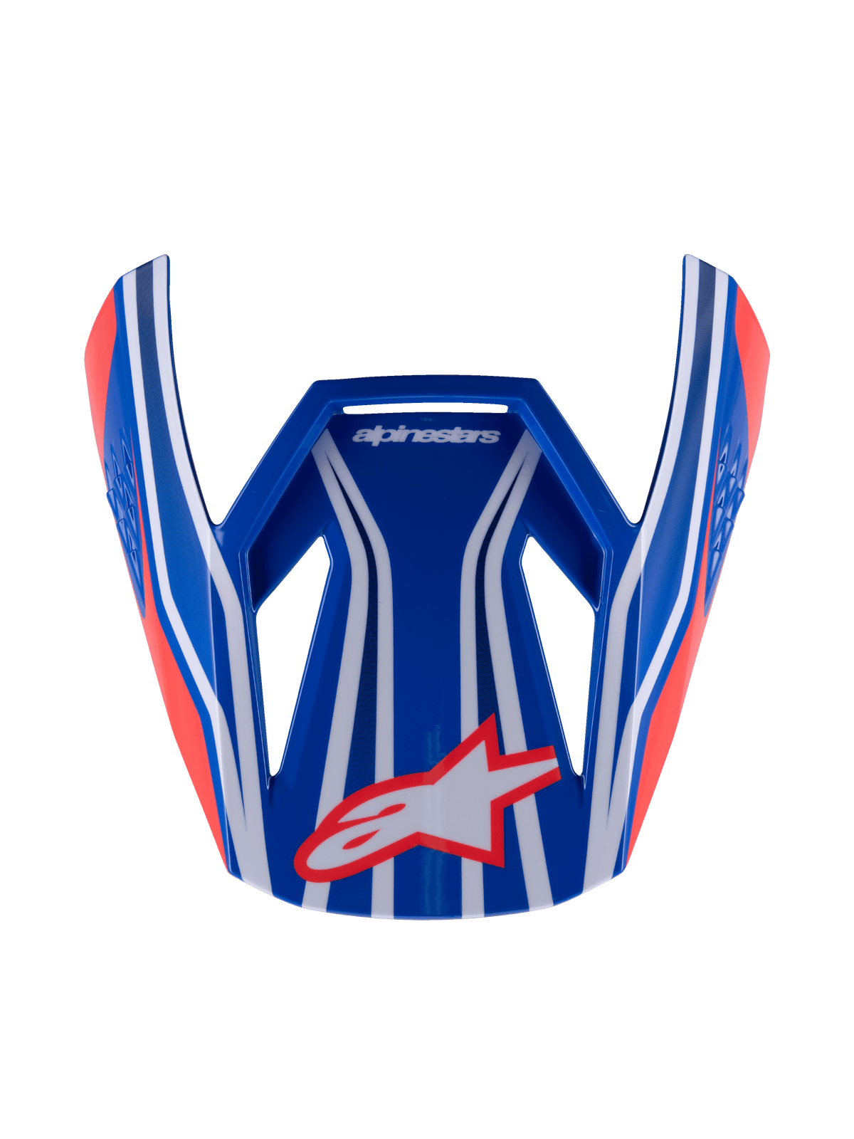 SM3 YOUTH WURX VISOR ECE06 - BLUE/RED/WHITE/BLACK GL Alpinestars motocross kit