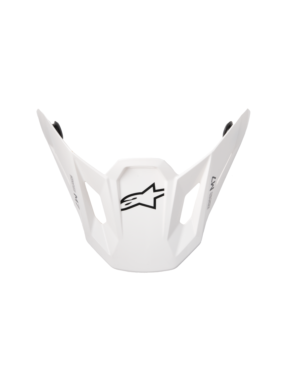 SM7 SOLID VISOR ECE06 - WHITE Alpinestars motocross kit