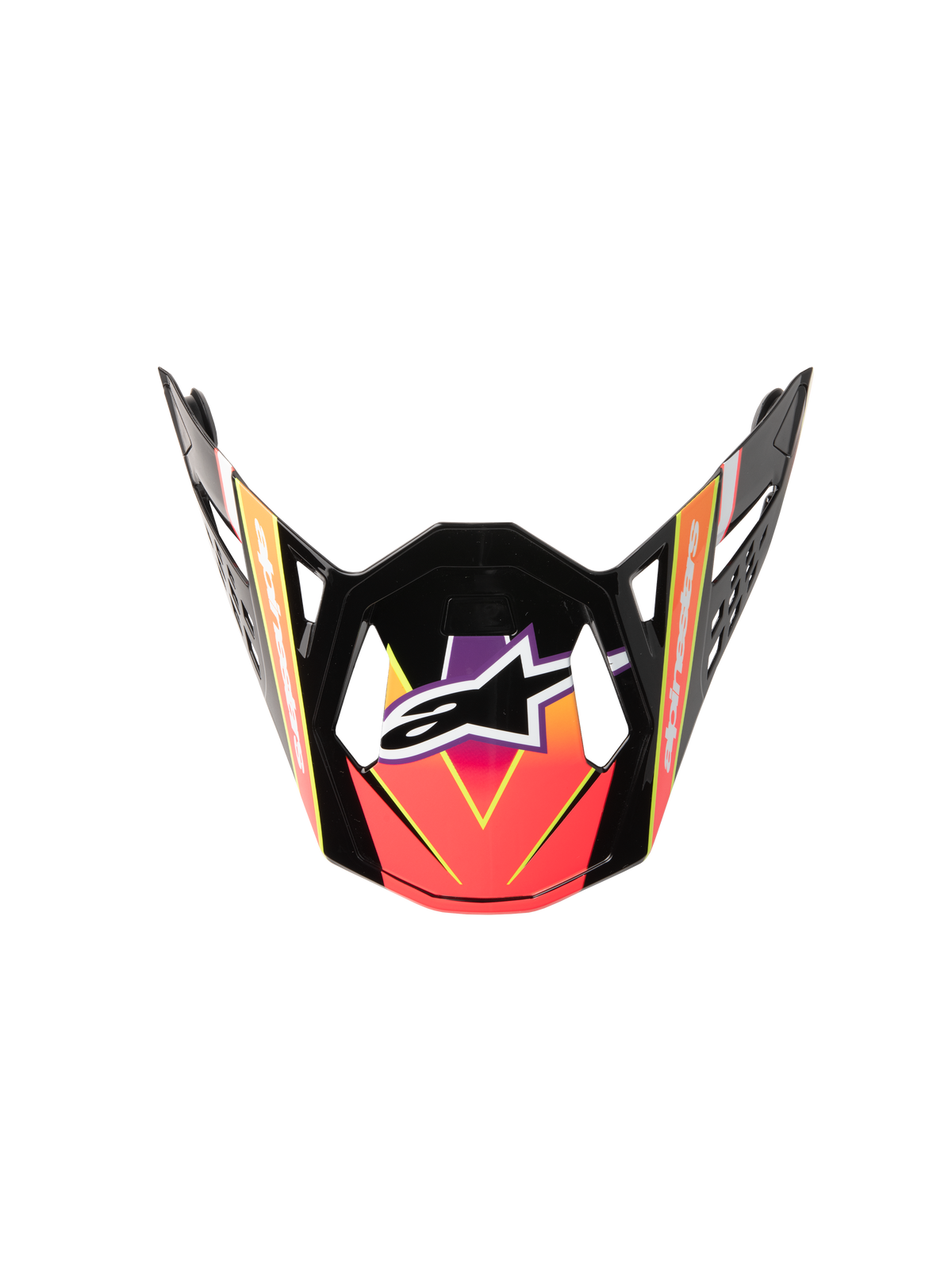 VISOR S-M10 22.06 - ERA - PINK/VIOLET/YELLOW FLUO Alpinestars motocross kit