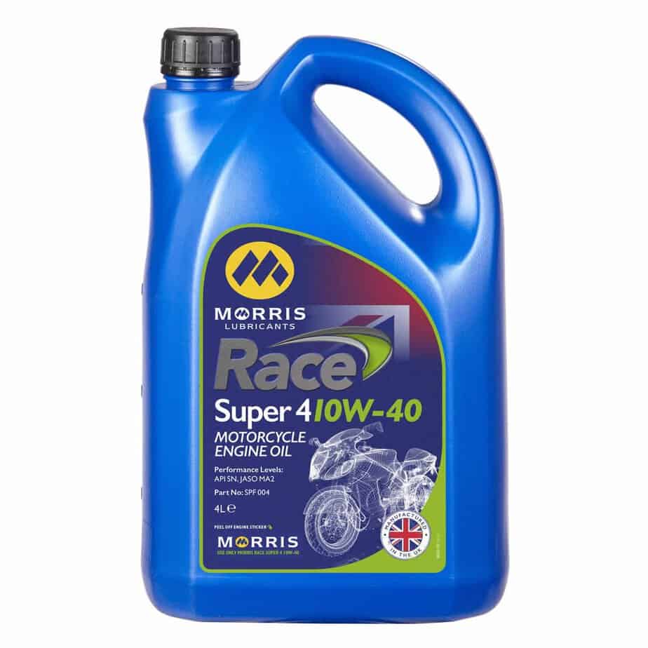 Morris Lubricants 4LT RACE SUPER 4 10W/40, WAS CALLED SPORT 4 10/40WT