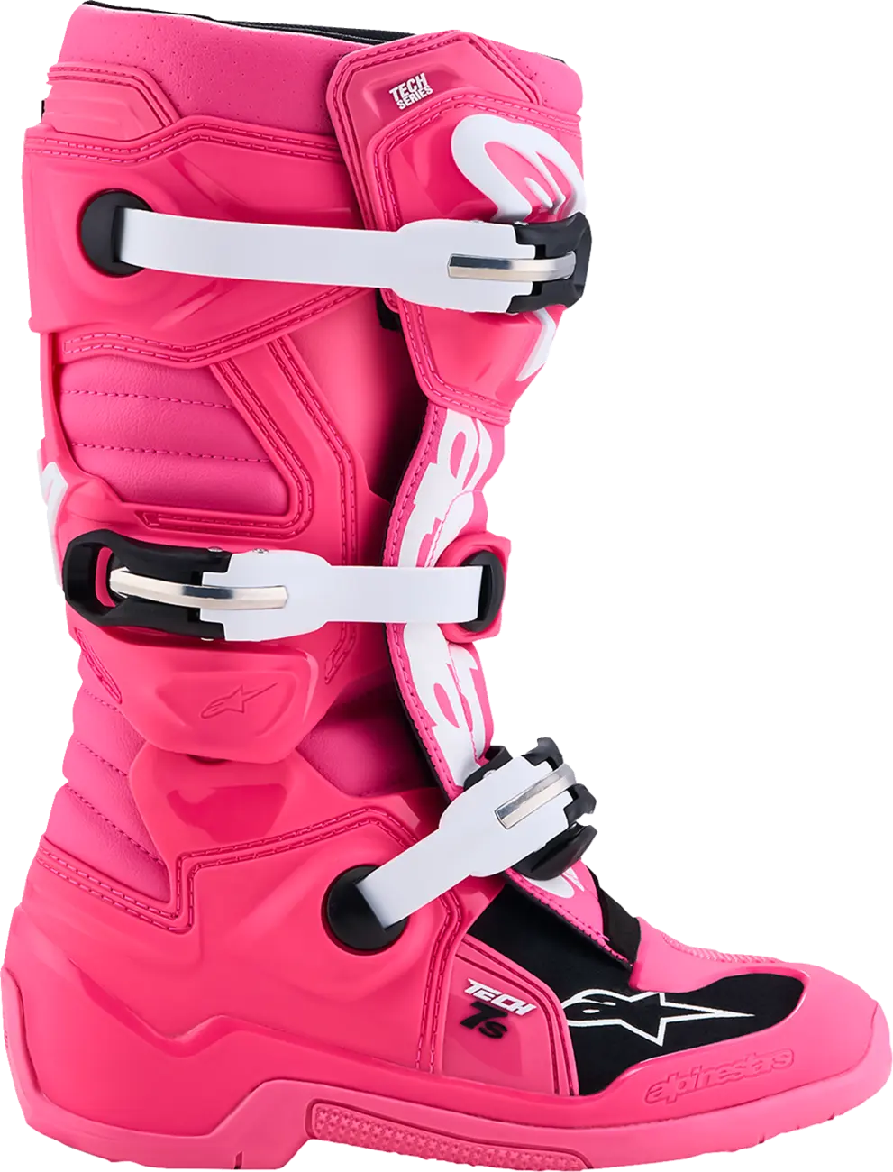 Alpinestars Tech 7S Youth Pink Fluo / Black / White