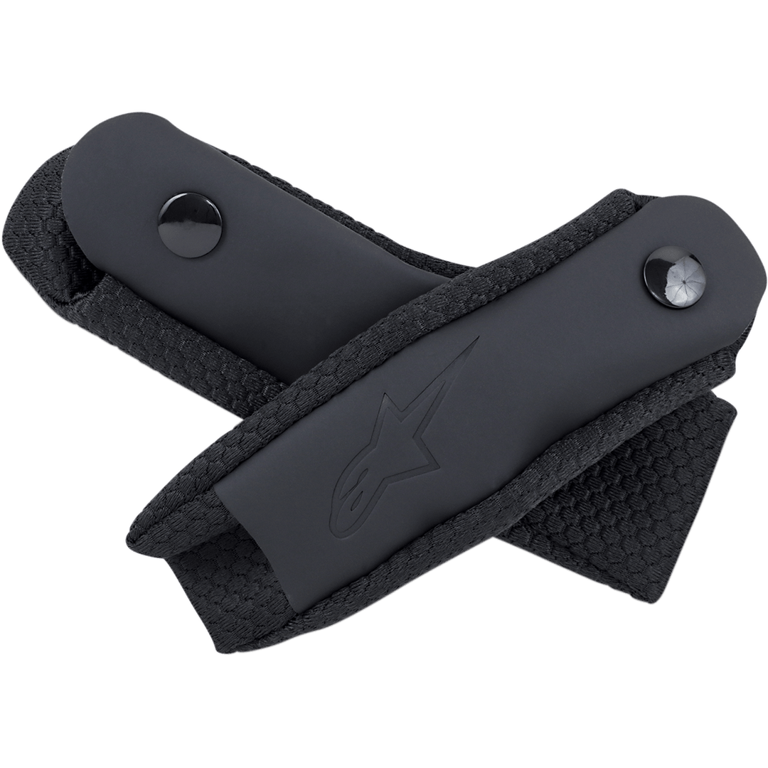 CHIN STRAP COVER SET S-M10/S-M8 - BLACK Alpinestars motocross kit