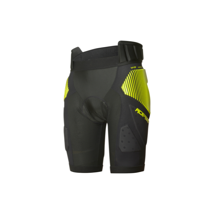 ACERBIS SOFT RUSH PANTS; BLACK/YELLOW