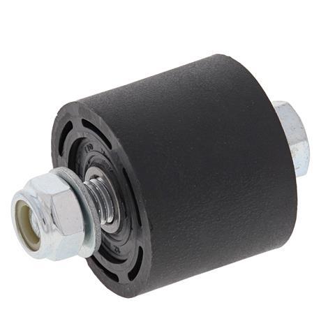 Black 34mm upper and lower chain roller (R) for motorcycle