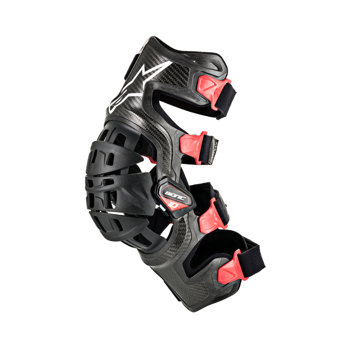 Alpinestars Bionic-10 Carbon Knee Brace Left - Black Red