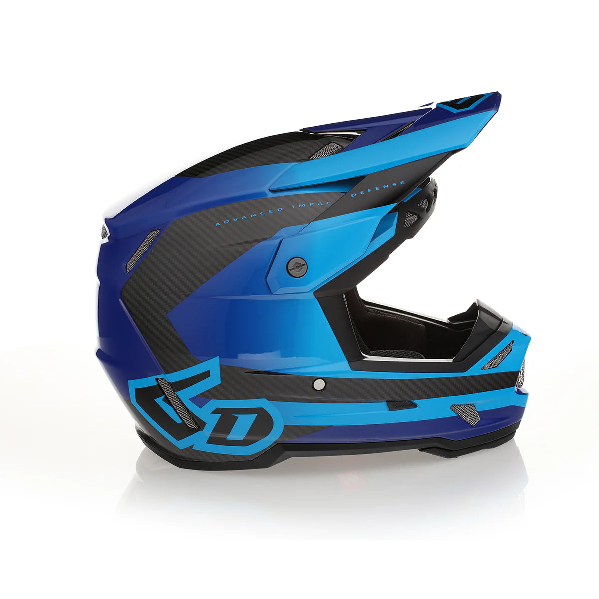 ATR-3 FIM Compliant Pure Adult Helmet - Gloss Cyan Blue