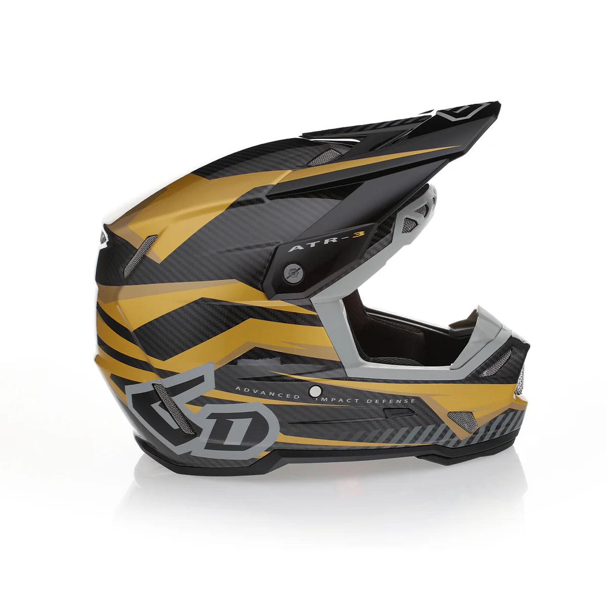 ATR-3 FIM Compliant Rival Adult Helmet - Gloss Gold