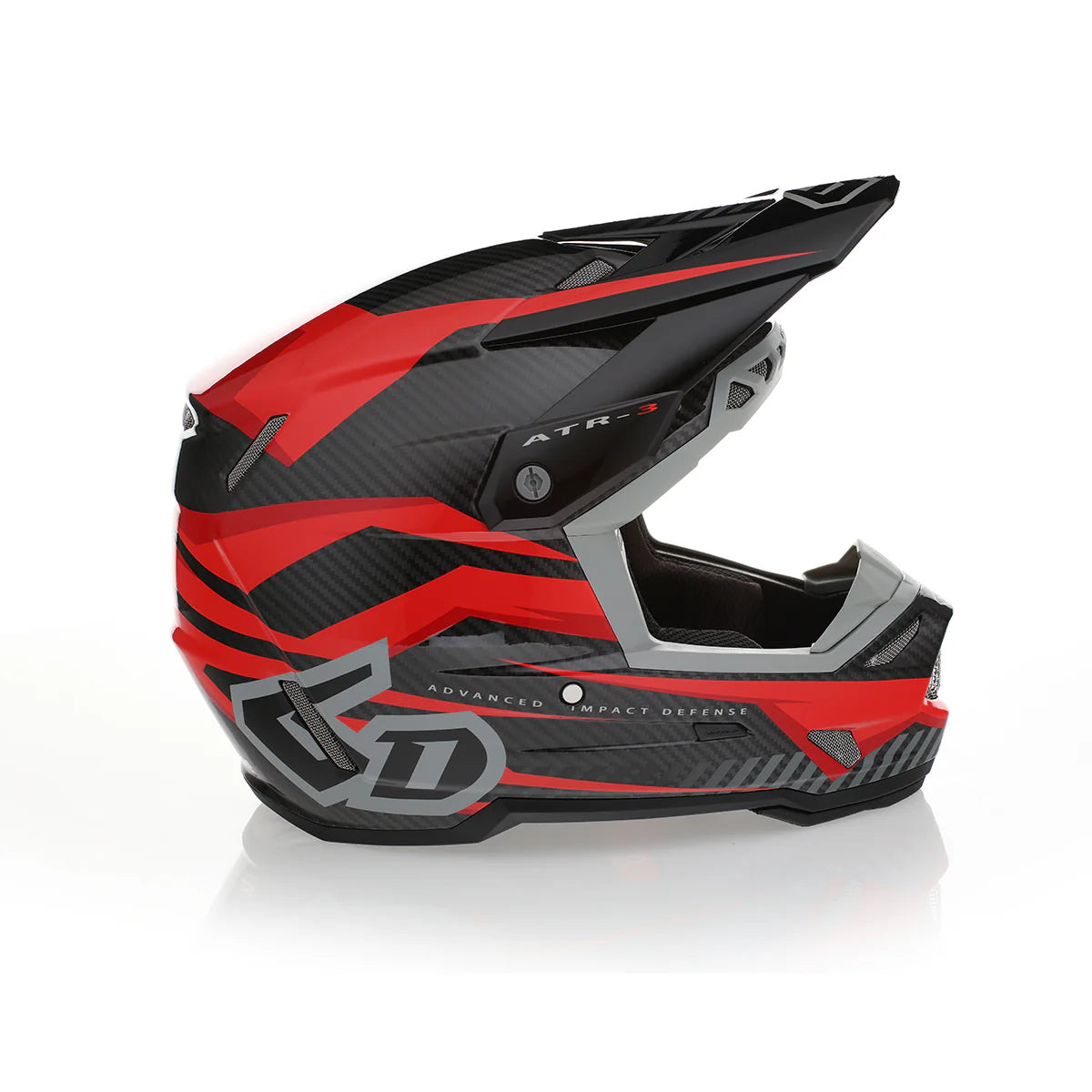 ATR-3 FIM Compliant Rival Adult Helmet - Gloss Red